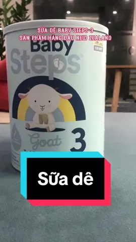 Sữa dê baby steps cho bé nhập khẩu từ new zealand #suade #babysteps 