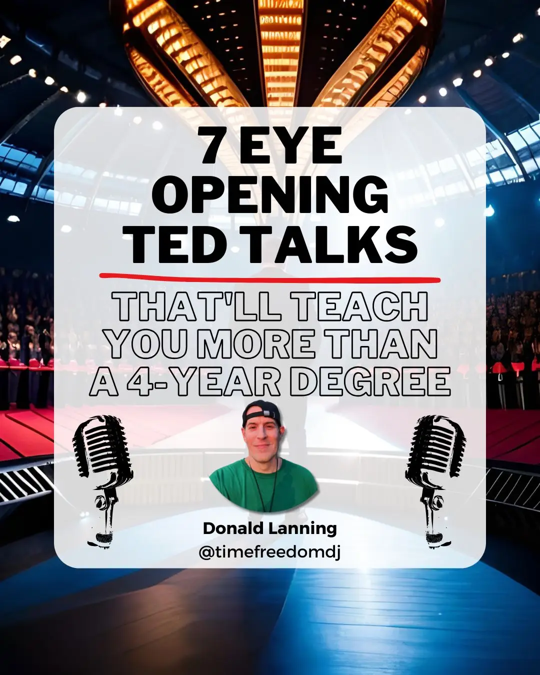 Begin a journey of enlightenment with these 7 TED Talks that promise to expand your mind and reshape your perspective, offering insights more valuable than a traditional 4-year degree. From cutting-edge science to revolutionary ideas, let these talks be your guide to unlocking a brighter future! #tedtalks #education #empowerment #knowledgeispower 