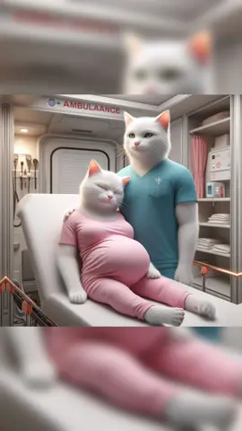 AI CAT STORY 🐱 IS PREGNANT #cat #catstory #fyp 