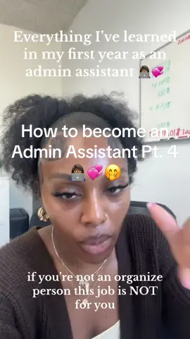 My first year as an admin assistant! There’s everything i have learned 👩🏾‍💻❤️💞#howtobeanadminassistant #howtobecomeaadminassistant #howtobeagoodadminassistant #adminassistantlife #adminassistant #adminassistanthackstips #adminassistantessentials #whatisanadminassistant #adminassistantlife 