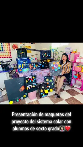 Proyecto del aula, Presentación de maquetas del sistema solar 🪐🌎.. #sistemasolar #maquetas #creativeideas #maestratiktoker #maetamiel♥️🍯 #alumnosdeprimaria #docentesentiktok #edutokmotivation 