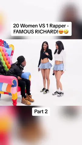 20 Women VS 1 Rapper - FAMOUS RICHARD! 😍🤣 #foryou #foryoupage #smashorpass #blinddate #dating #fyp 