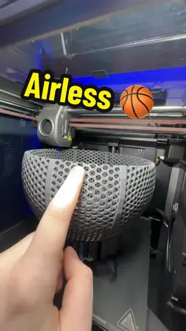 3D Printed Airless Basketball?! 😱🔥 Model By BU4D 