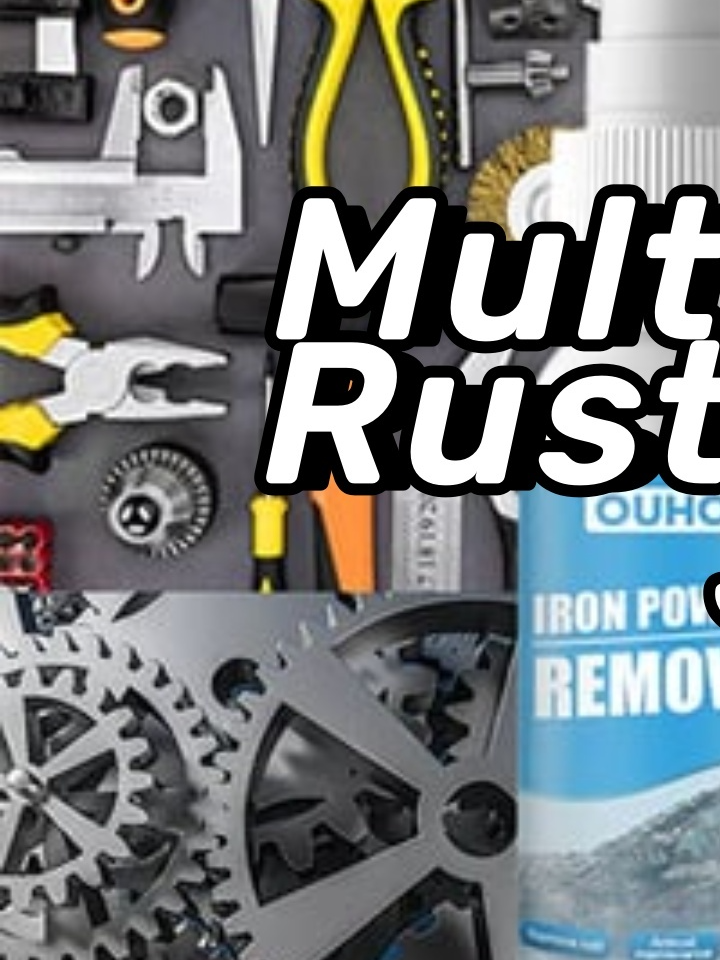 🌊Water-Resistant Multi-Purpose Rust Remover Spray #fyp    #material    #rustremoval    #removerust