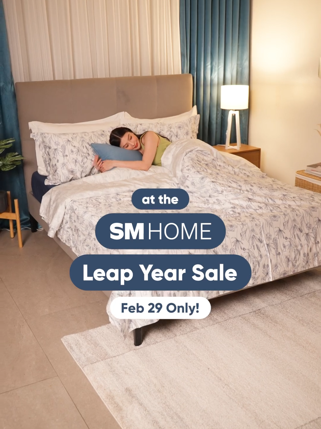 Complete your cozy bedroom look with comfortable beddings and pillows, and accent pieces that match your style. Shop all these and more home essentials at the SM Home Leap Year Sale on February 29! This is a once every four years sale, so make sure you don’t miss it! We’ve Got It All For Your Home at #SMHome!