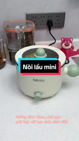 Nồi lẩu điện mini phù hợp cho học sinh sinh viên #noilaudien #noilaumini #noilaudienmini #dogiadung #tienichcuocsong #giadungtienich #noitrothongminh 