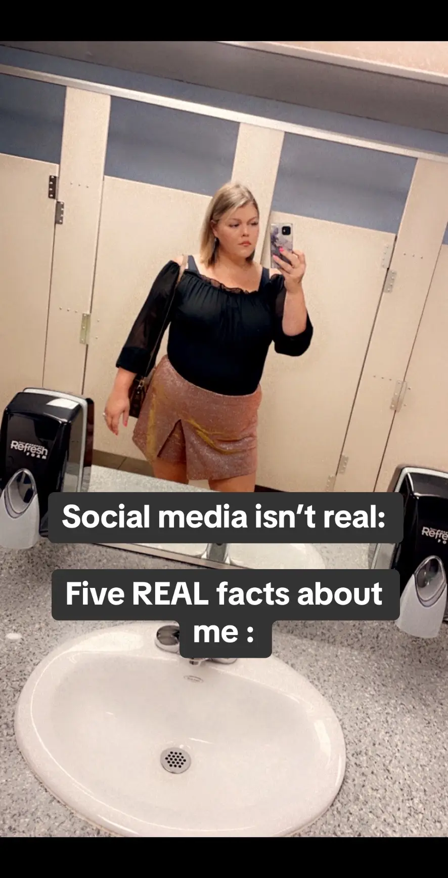 Social media isn’t real. 