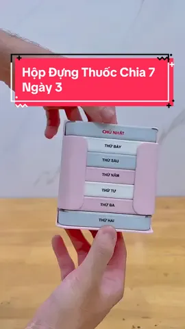 Hộp chia thuốc 7 ngày 3 buổi #hopthuocchiangan #hopthuocchiatheongay #hopdungthuoc #hopdungthuoc7ngay #ntdogiadung #dogiadungtienich #dogiadungtrongnha 