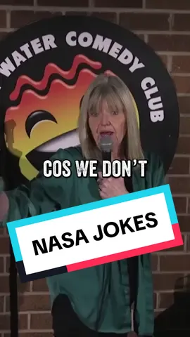 NASA Jokes 😂 #jojosutherland #hotwatercomedy #standup #fyp #funny #paulsmithcomedy #uk #foryoupage #foryou #silly #hilarious