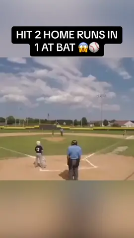 “Do it again Daniel” 👀😎 (Via prospectsuniverse/ig) #baseball #homerun #dinger #umpire #2for1 #sports #composure #impressive 