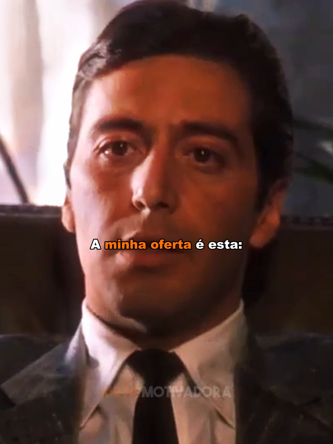 A Frieza de Michael Corleone...  #motivação #inspiração#confiança #opoderosochefao #michaelcorleone