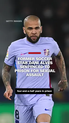 Former FC Barcelona and Brazil soccer star Dani Alves was found guilty of sexually assaulting a woman in one of the city’s nightclubs and sentenced to four-and-a-half years in prison, a Barcelona court ruled on February 22. The Barcelona provincial court, where the trial was held earlier this month, said there was proof that the assault was not consensual, the court press office said in a statement seen by CNN. Alves will appeal the ruling, according to his lawyer. #CNN #news #Soccer #DaniAlves #FCBarcelona #brazil
