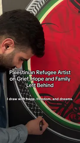 Ismail Matar says he’s “helplessly” watching the terror from afar, hoping his family survives another night after fleeing their home destroyed by an Israeli airstrike. “I draw with hope, freedom, and dreams. I hope one day we’ll be free, and we get the opportunities that we deserve,” he told VICE News’ @Evy Kwong 