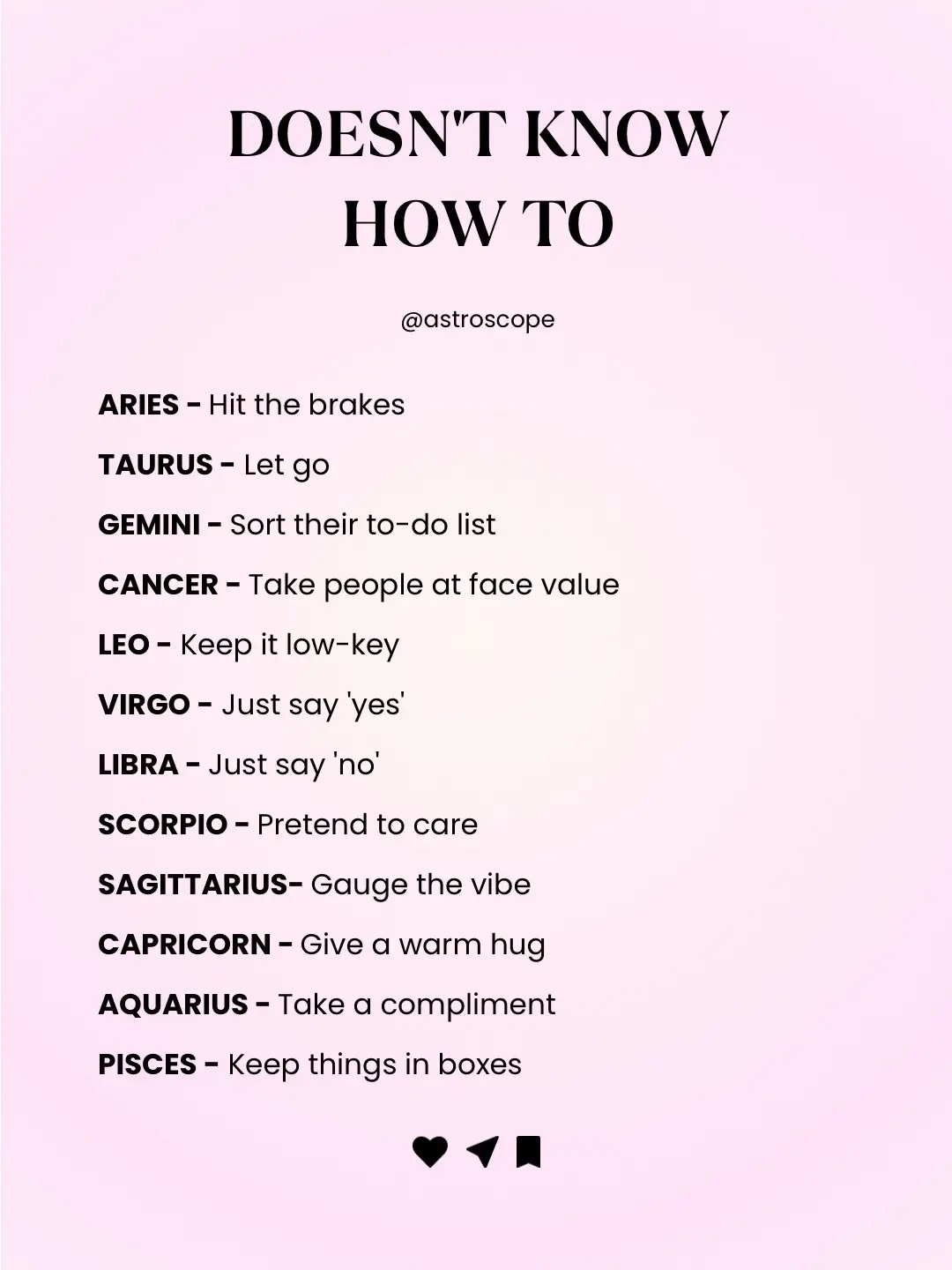 #zodiacsigns #foryou #fyp #zodiactiktok #zodiacs #foryoupage #viral #astrology #aries #taurus #gemini #leo #virgo #libra #scorpio #sagittarius #capricorn #aquarius #pisces 