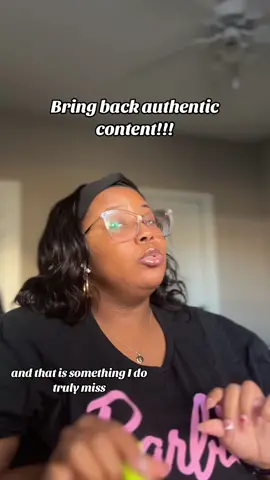 Bring back authentic content! #chat #authenthic #contentcreationtips #contentcreationtips #lifestyleblogger #algoritmotiktok 
