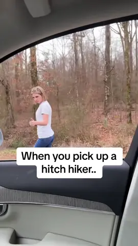 When you pick up a hitch hiker… #wife #comedy #viral #foryoupage 