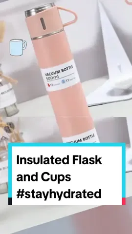 I love the colour choices of these sets! What a great way to stay hydrated at work. Keeps hot drinks hot and cold drinks cold. #stayhydrated  #insulated  #tiktokmademebuyit  #fyp 