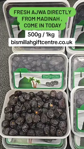 #ajwa #kajoor #date #madinah  fresh stock 22/02/24 #bismillah #bradford  bismillahgiftcentre.co.uk 