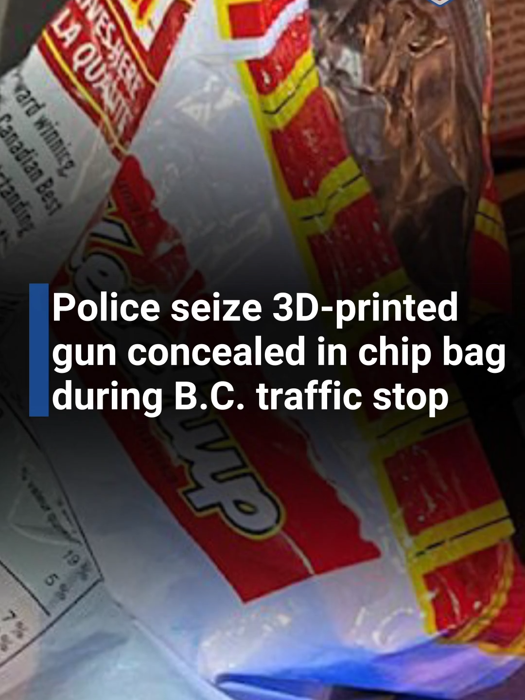 Police seize 3D-printed gun concealed in chip bag during B.C. traffic stop #missionrcmp  #missionccrime  #3dprinting  #trafficstop