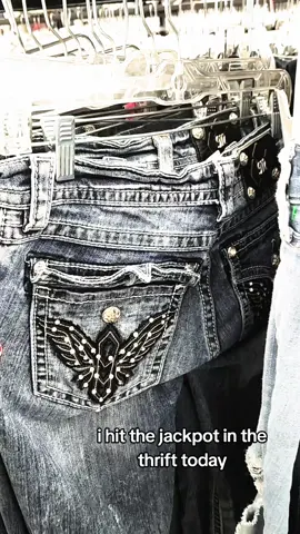 three miss me jeans in a row #missme #missmejeans #thrifting #thrift #emo #200sjeans #200s #fyp #foru #foryou #foryoupage #fypシ #silly #viral #relateable 