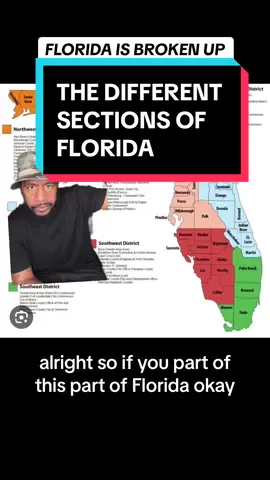 The different sections of florida #florida #panhandle #centralflorida #foryou #floridakeys #greenscreen #miami 