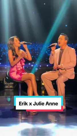 Erik Santos and Julie Anne San Jose on #ItsShowtime! 💙💛