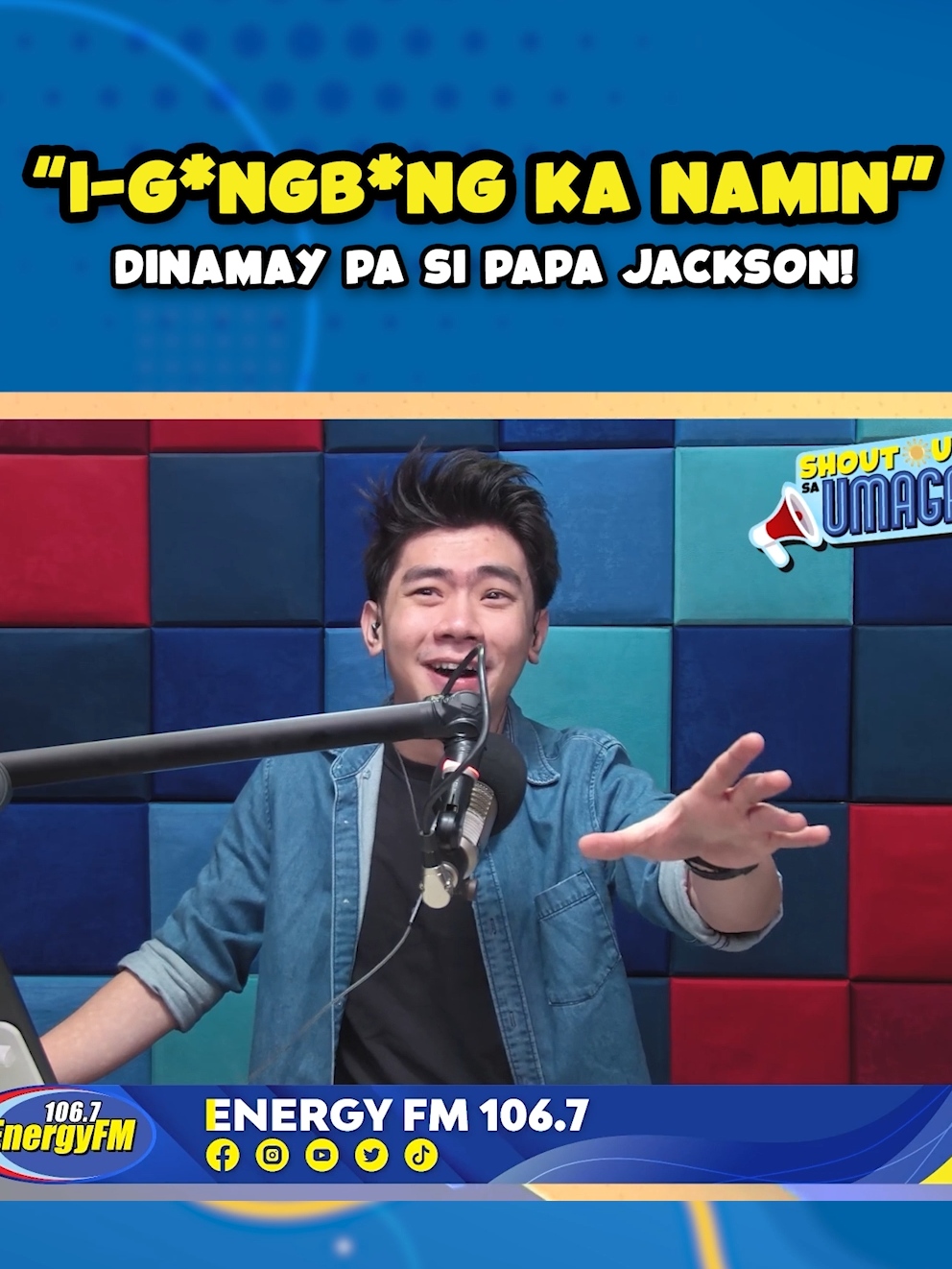 Mukhang nabigla do'n si @babytoby1067! 🤣 At mukhang dinamay pa si @1067papajackson! 🤣 #EnergyFM1067  #SameSamePeroIba  #fyp #fypシ