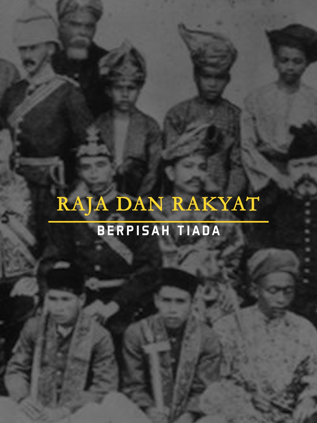 hargailah jasa raja-raja kita yang turut bersama perjuangkan hak-hak orang melayu