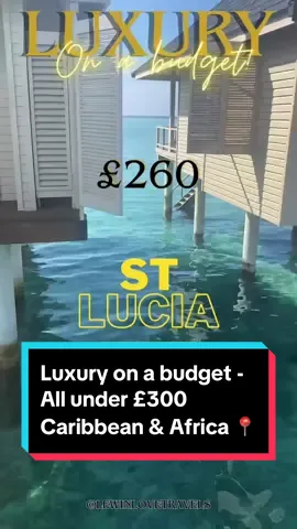 POV: youre in your Luxury on a budget era🙌🏾. All these flights to the Caribbean & Africa for under £300pp. Luxury doesnt always have to break the bank. Follow, tag friends and save 🫶🏾   #traveltok #luxuryonabudget #cheapflights #travelhacks #fyp #traveltheworld 