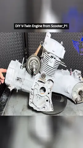 DIY V Twin Engine from Scooter_P1 #2cylinder #making #DIY #fpy #engine #yamaha #opposed 