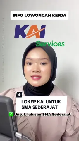 Membalas @khalimatussadiyah Ini dia LOKER PT KAI untuk SMA Sederajat🙌🏻 Batas apply sampai tgl 26 Feb 2024 jadi jangan sampai kalian lewatkann!! #kai #lokerkai #kaiservices #lokersmasmk #lokersma #lokerbumn #bumn #fyp #fypシ #xyzbca #lokermahtin #lowongankerja 