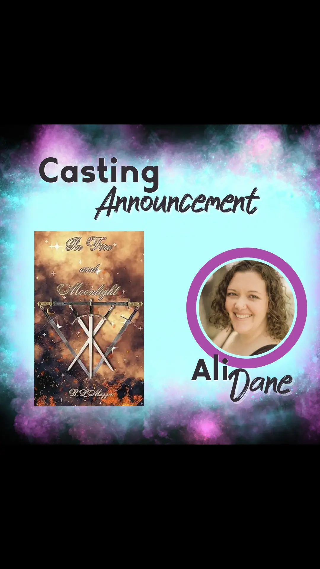 Coming Spring 2024!! So excited to be working with BL Mazzeo to bring In Fire and Moonlight to audio 🥰 Past lives. Soul mates. Forces trying to keep them apart. I'll be live recording this one as much as possible in March! #newadultbooks #romance #romantasy #audiobook #castingannouncement 