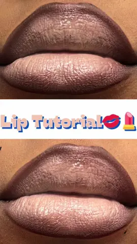 Lip Tutorial🤎 #lip #liptutorial #lipcombo #lipcombosforblackgirls #lipcombotutorial #nudelip 