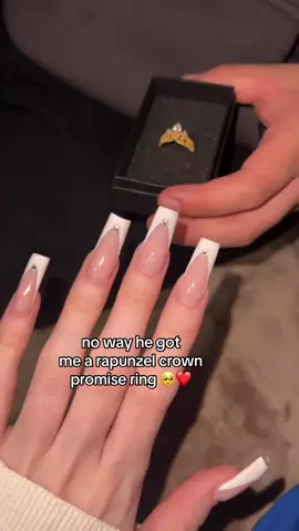 imagine he got you this❤️ #fyp #promisering #rapunzel #gift 