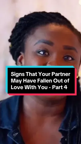 Signs That Your Partner May Have Fallen Out of Love With You - Part 4 #jessicaos #adviceforguys #part4 #dating #advice 