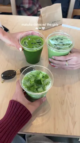 The best type of hangout ☁️🍵 #matcha #matchalatte #matchalover 