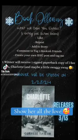 Please follow and show her love!! #BookTok #indieauthorsoftiktok #bookishtiktok #bookrelease 