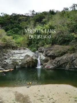 Verdivia Falls. 📍Located at brgy talbak Doña Remedios Trinidad (DRT) Bulacan. 🌱Environmental Fee:70/person + 300 tourguide. 🚶‍♂️30-45 minutes trekking 📶No signal perfect for bonding 🩴suggested footwear:trekking sandals  #verdiviafalls  #bulacan #nature #falls 