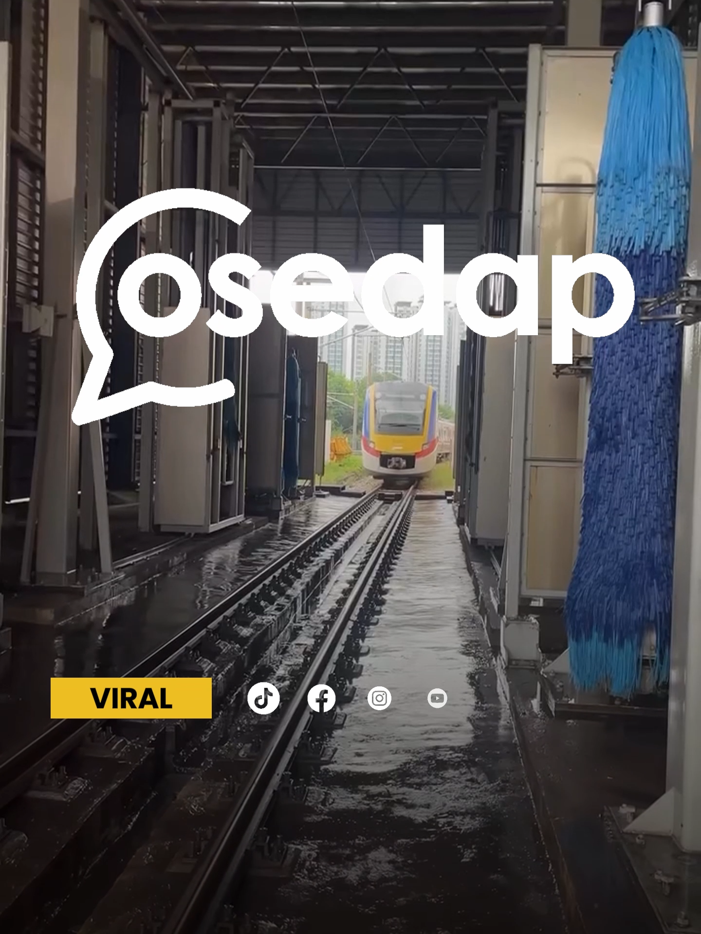 Macam ni rupanya cara basuh train. Patut lah berkilat jee selalu kan #osedapdotcom #keretaapi #train #viralvideo #foryoupage #ilmu  #tiktokvideo  Source : TikTok Untuk kredit atau apa2 berkaitan kontent, boleh terus DM ye 🥰