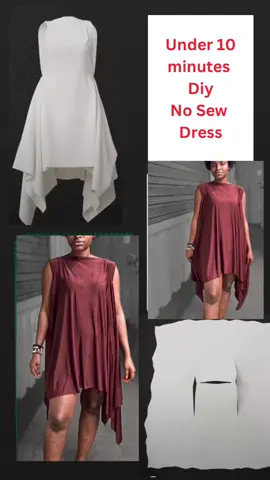 Diy with me  No-Sew dress Get your lycra fabric 2-4 yard  Your scissor ✂️ Your measurement tape  Your fabric Chalk  #diyfashion #nosewdress #foryoupage #fyp 