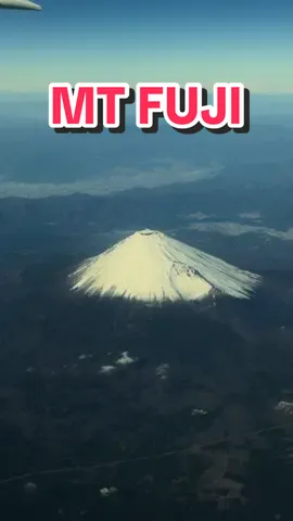 Window seat is always the correct choice. This was from a flight from Tokyo to Taipei (right side gets Fuji views) — #japan #mtfuji #travel #photography 