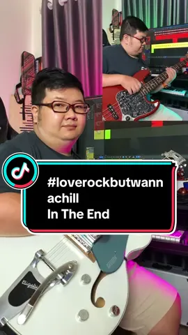 In The End 😍. Love rock but wanna chill! 😂 @linkinpark #intheend #linkinpark  #loverockbutwannachill #bearamic #rock #metal #bossanova  #cover  #fyp  #trending  #guitar #guitartok #bass  #basstok  #xuhuong #remix #jam #blegh 