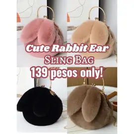 Apaka cute naman nito✨😍 #rabbit #bag #cuterabbit #ear #Cute #slingbag #tiktokfinds #fur #party 