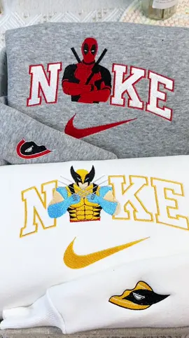 CANNOT WAIT FOR DEAPOOL 3🤭✨#coupleembroideryery #matchingcouplehoodies #embroideredsweatshirt #couplehoodies #matchinghoodies #viral #deadpool #deadpool3 #deadpool3movie #mcu #wolverine #marvel #marvelstudios #bestfriend #deadpoolandwolverine 
