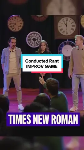 Conducted Rant | IMPROV GAME #improv #game #rant #improvbroadway #drybarunscripted 