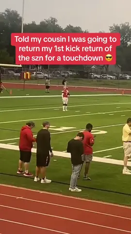 He kept his promise 🤞👀 (Via @KobiKo21K ) #promise #football #highschoolsports #td #touchdown #kickreturntouchdown #kickreturn #sports 