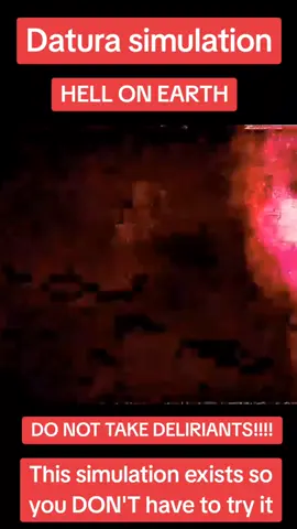 DO NOT TAKE DELIRIANTS!!!!! #datura #deliriant #sleepparalysisdemon #delirium #tripsimulator #simulation #fyp #abcxyz 