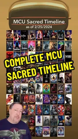 The complete #MCU Sacred #Timeline up to #TheMarvels - Let’s see if the #TVA let’s this stay up! #MissMinutes #Marvel #jkevinparker #ProfessorKev #edit #onetake