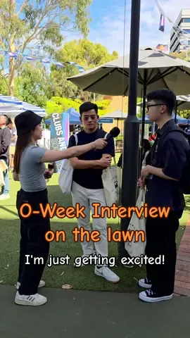 👏 OWeek wrapped last week with street interviews with new students! Hope everyone is enjoying their first week of classes! #monash #oweek #studytok #EduTok #studentlife #fyp #university #interview 