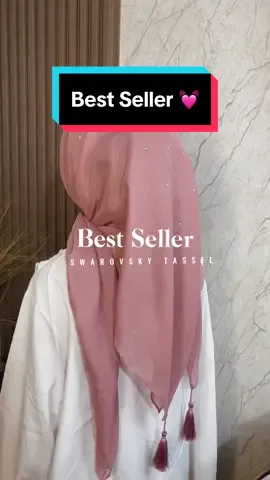 Hijab paris tassel 30rb an aja 🙆🏼‍♀️✨ #hijabparistassel #paristassel #parisswarovki #parisjadul 